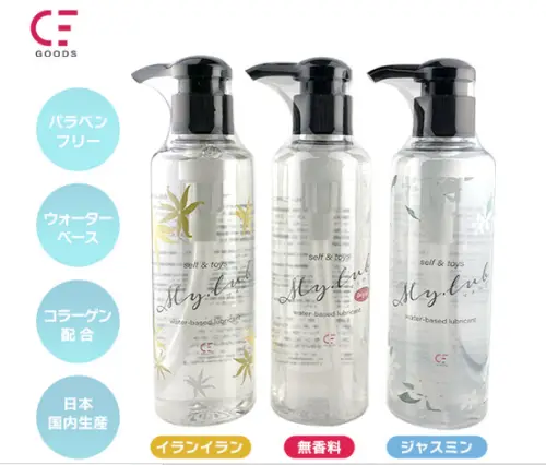 透明でさらっとした潤滑ゼリー3本セット。初心者向けでやさしい使用感が魅力